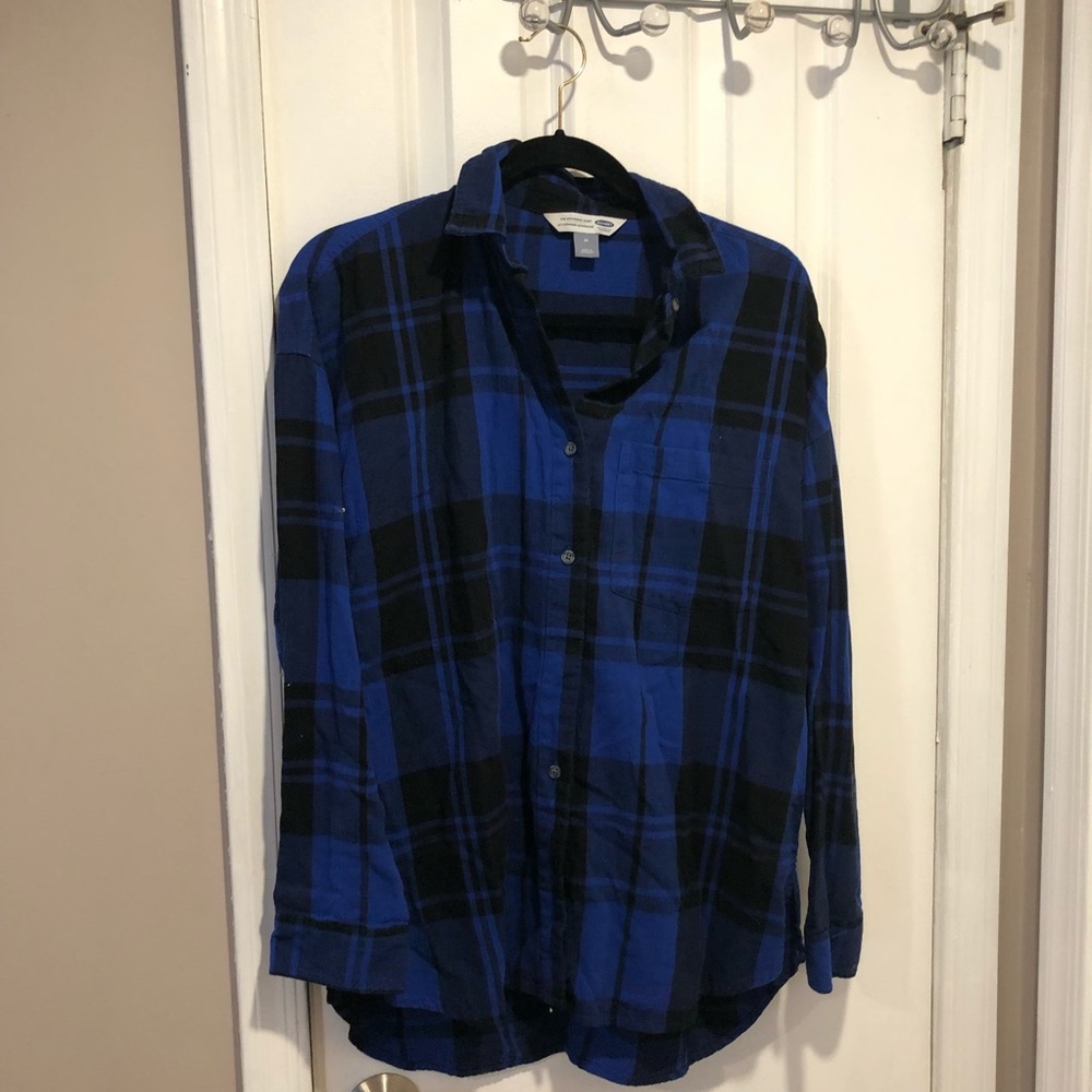 M old navy boyfriend shirt